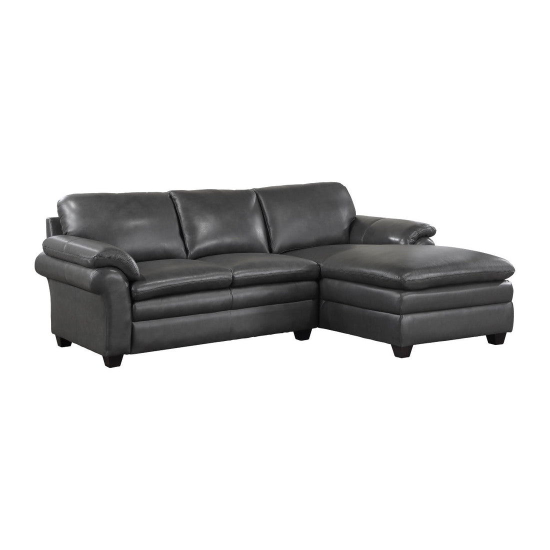 (2)2-Piece Sectional with Right Chaise 9267GY*22LRC