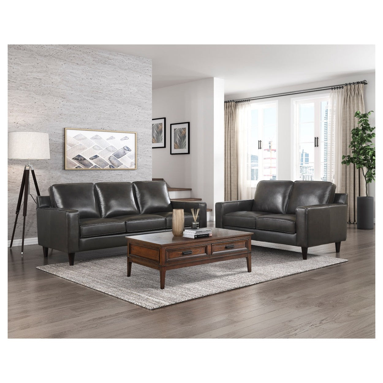 LOVE SEAT 9294GRY-2