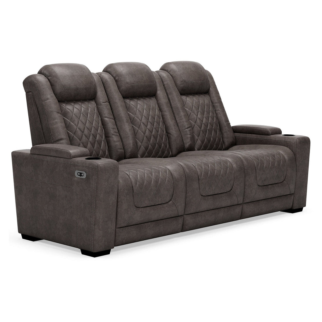 HyllMont Power Reclining Sofa Ash-9300315