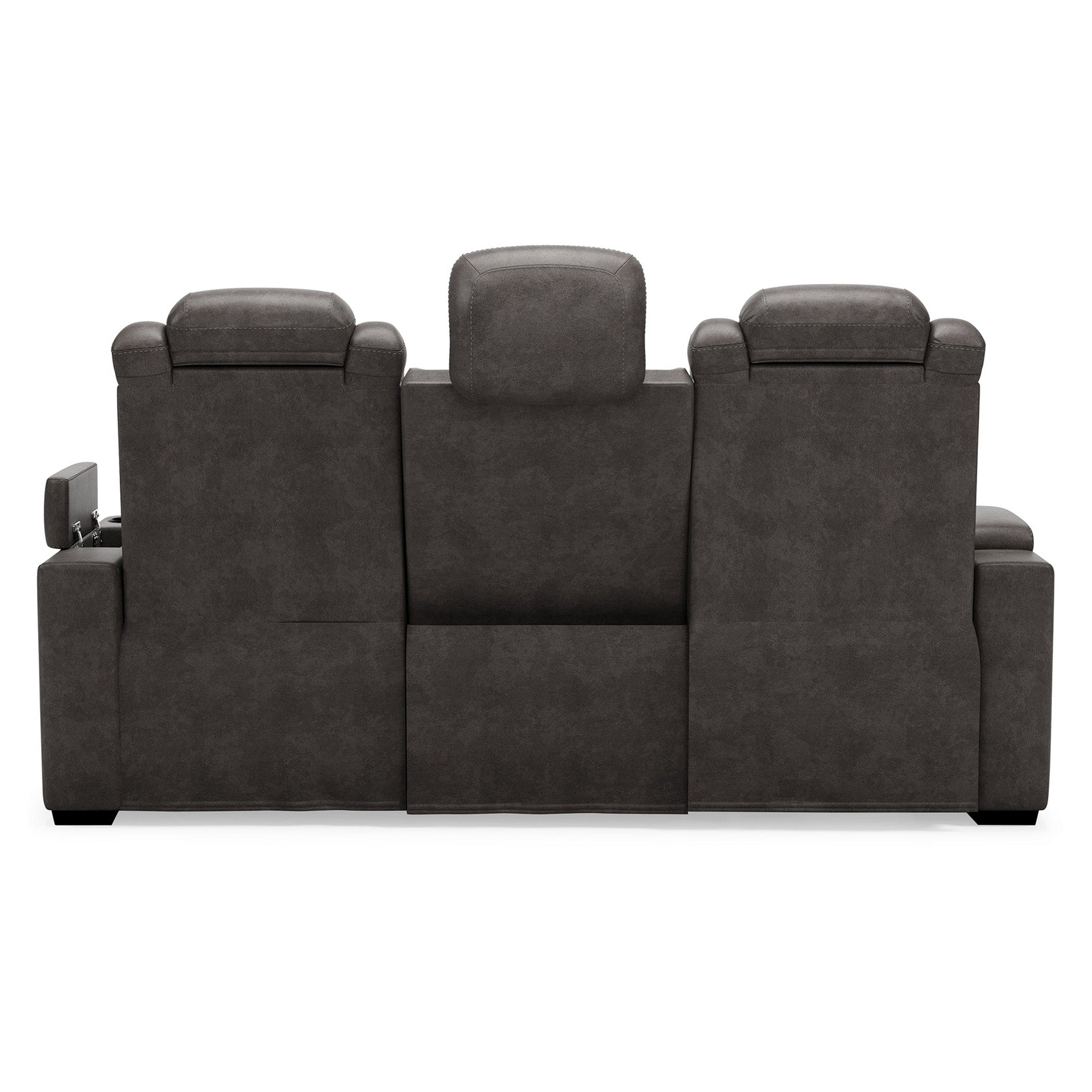 HyllMont Power Reclining Sofa Ash-9300315