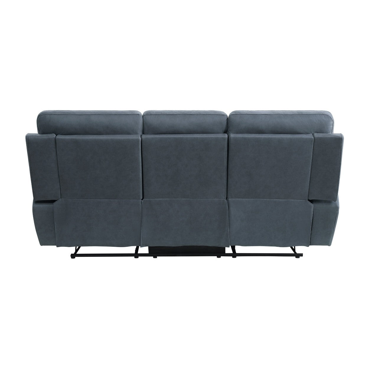 Double Reclining Sofa with Drop-Down Cup Holders 9301BUE-3