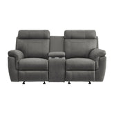 2pc Set: Love, Chair 9301GRY*2