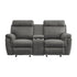 2pc Set: Love, Chair 9301GRY*2