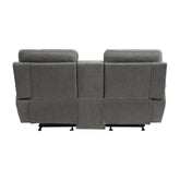 2pc Set: Love, Chair 9301GRY*2