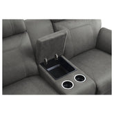 2pc Set: Love, Chair 9301GRY*2