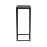 Sergio Chevron Rectangular Accent Table Rustic Grey 931146