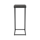 Sergio Chevron Rectangular Accent Table Rustic Grey 931146