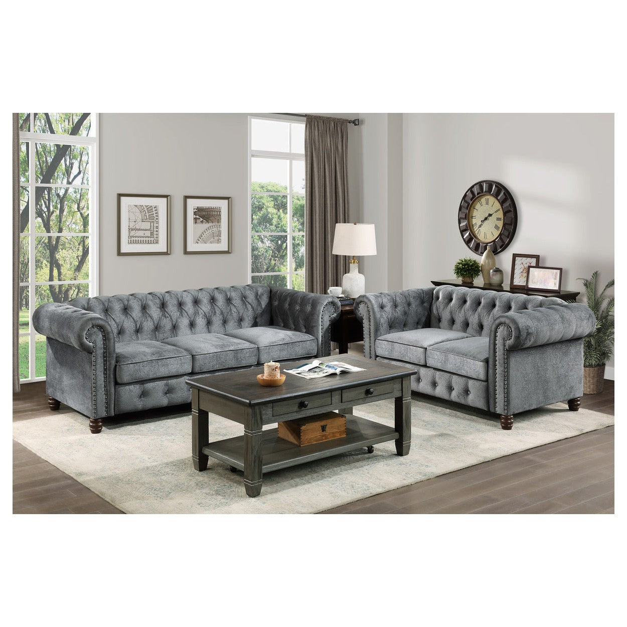 Love Seat 9326DG-2