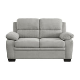 2pc Set: Sofa, Love 9333GY*2