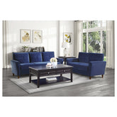 2pc Set: Sofa, Love 9348BUE*2