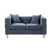 2pc Set: Sofa, Love 9349DBU*2