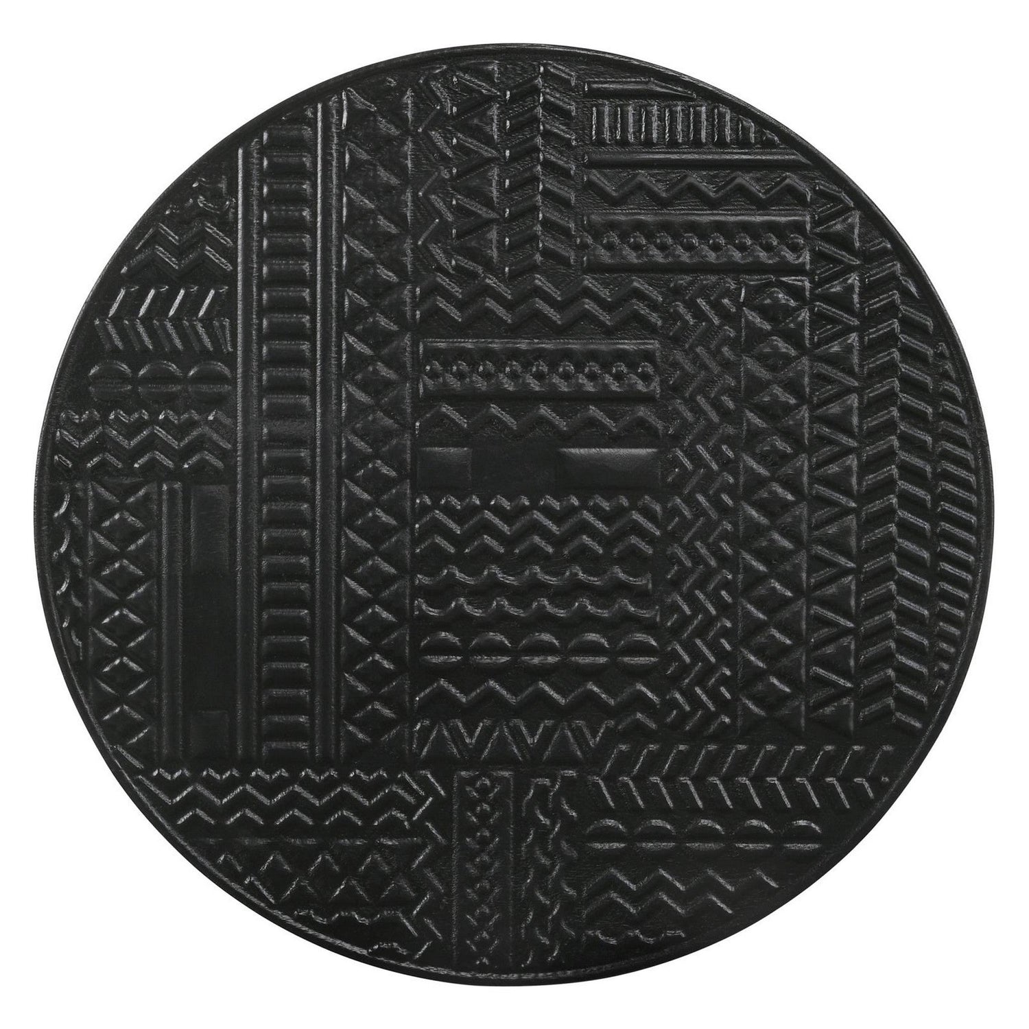 Loannis 2-piece Round Nesting Table Matte Black 935842