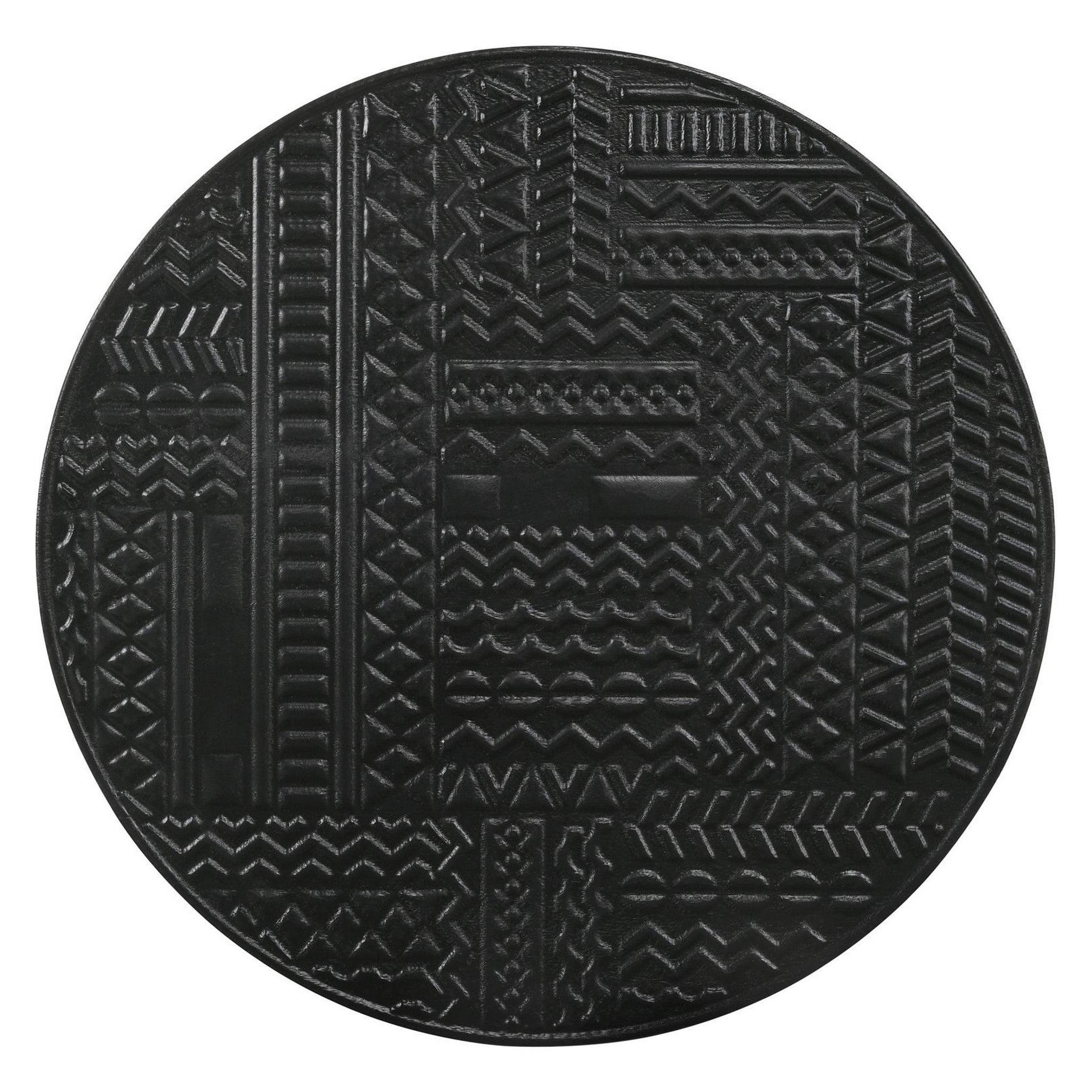 Loannis 2-piece Round Nesting Table Matte Black 935842