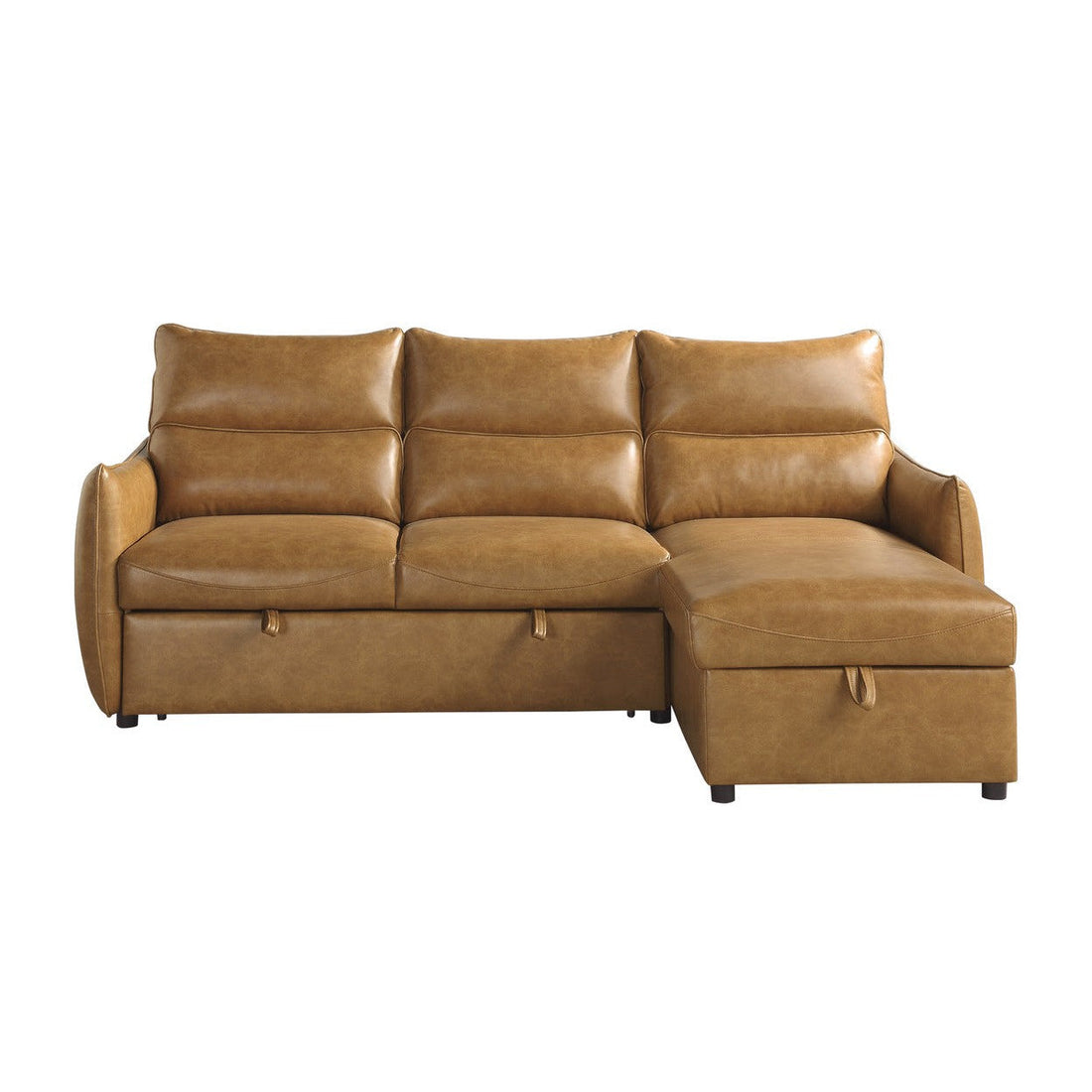 (2)2-Piece Reversible Sectional with Pull-out Bed and Hidden Storage 9358SD*SC