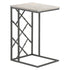 Angeliki Accent Table with Marble Top White 936025