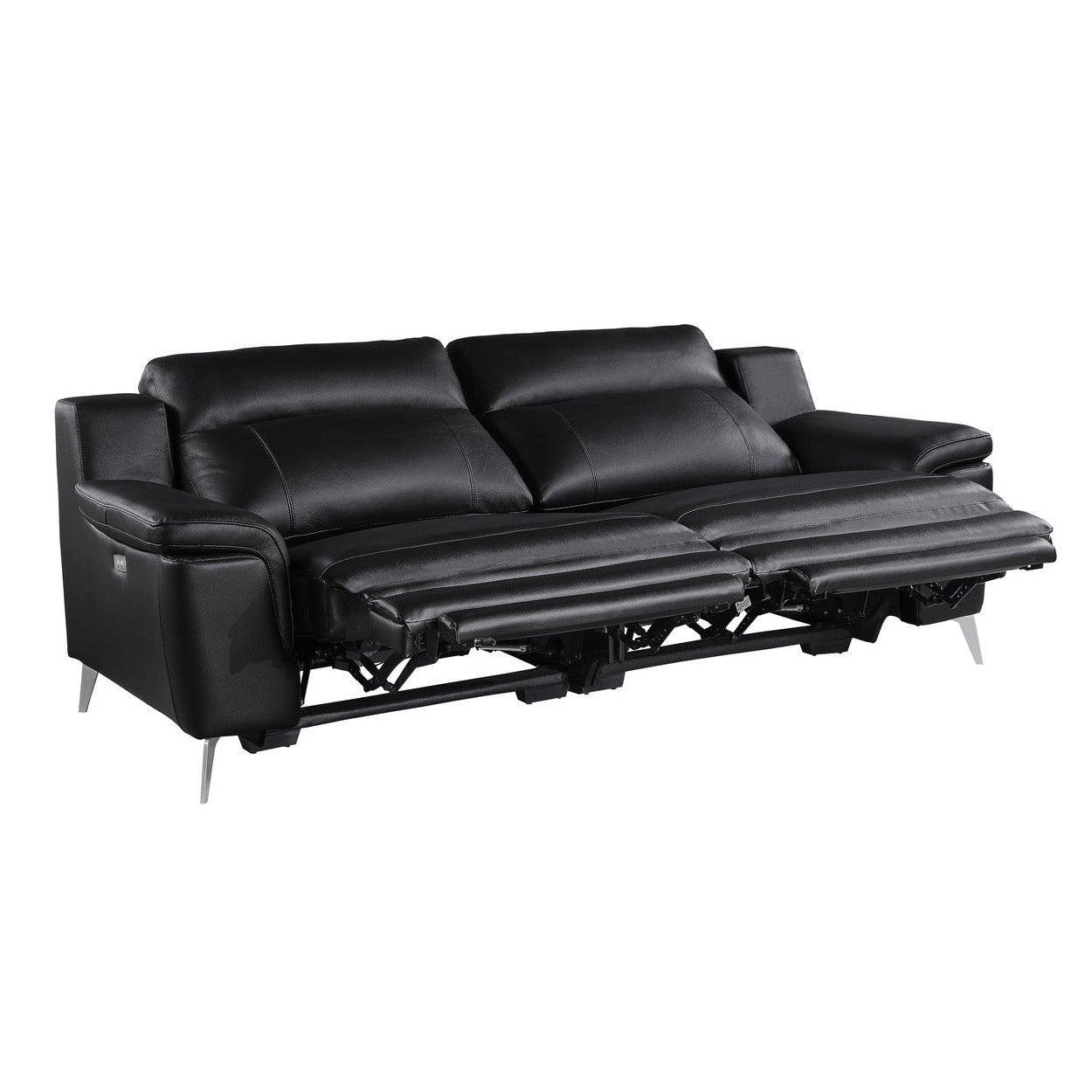 (2)Power Reclining Sofa 9360BLK-3PW*