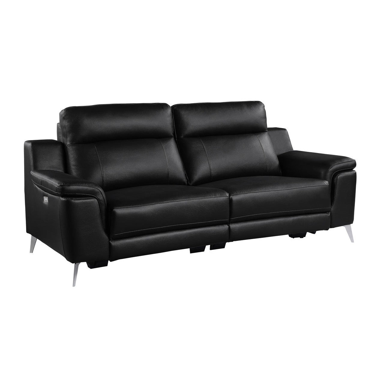 (2)Power Reclining Sofa 9360BLK-3PW*
