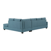 (2)2-Piece Reversible Sectional 9367BU*SC