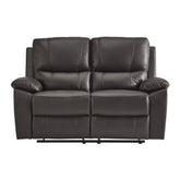 2pc Set: Sofa, Love 9368BRW*2