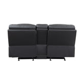 2pc Set: Sofa, Love 9388GRY*2
