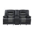2pc Set: Sofa, Love 9388GRY*2