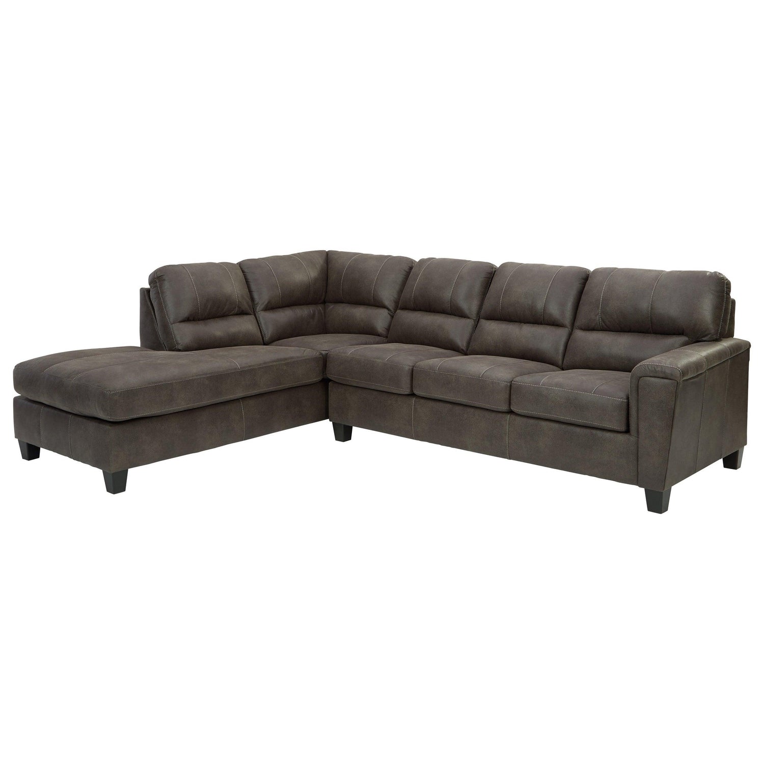 Navi 2-Piece Sectional with Chaise Ash-94002S1