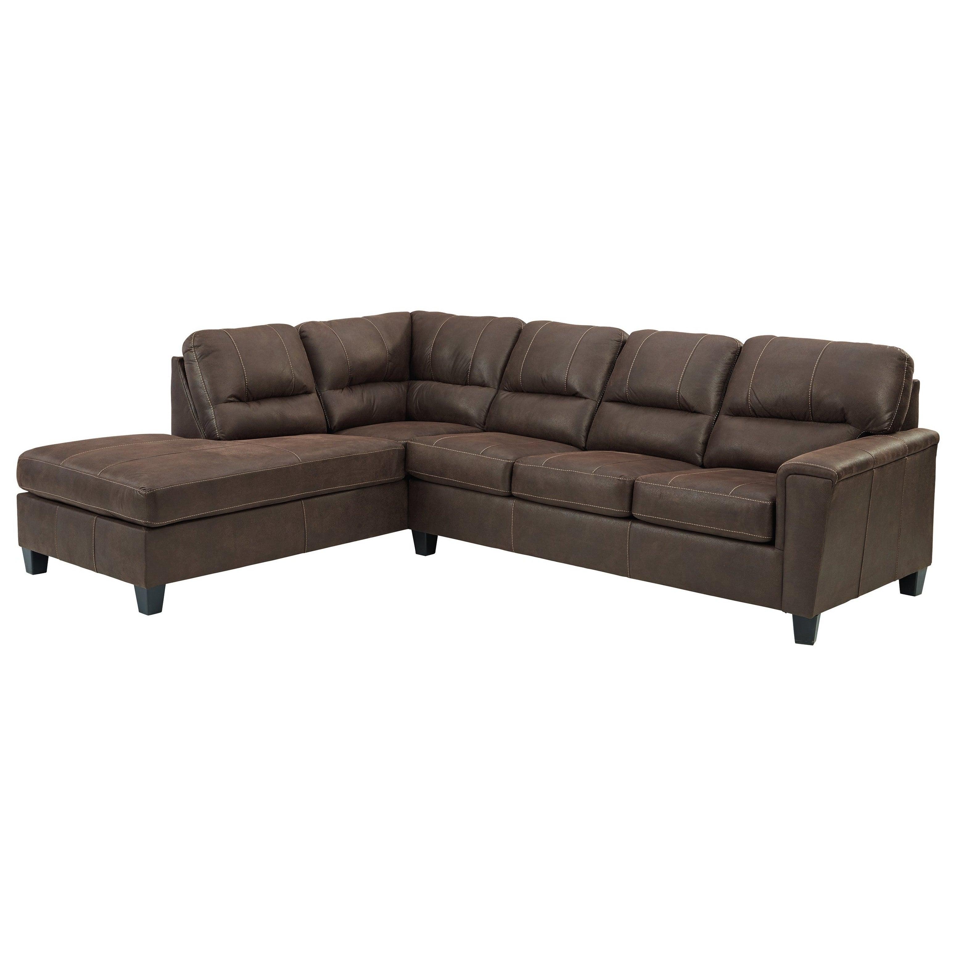 Navi 2-Piece Sectional with Chaise Ash-94003S1