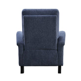 PUSH BACK RECL. CHR, BLUE CHENILLE 9400CNBU-1