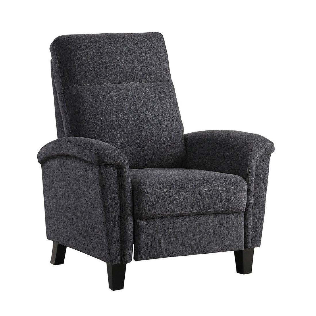 PUSH BACK RECL. CHR, DARK GRAY CHENILLE 9400CNDG-1