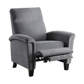 PUSH BACK RECL. CHR, GRAY CHENILLE 9400CNGY-1