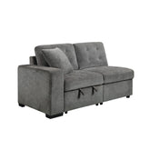 (2)2-Piece Sectional 9401GRY*22LRU