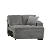 (2)2-Piece Sectional 9401GRY*22LRU