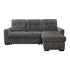 (2)2-Piece Reversible Sectional with Storage 9402DGY*SC
