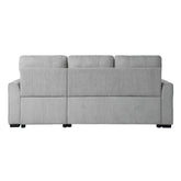 (2)2-Piece Reversible Sectional with Storage 9402GRY*SC