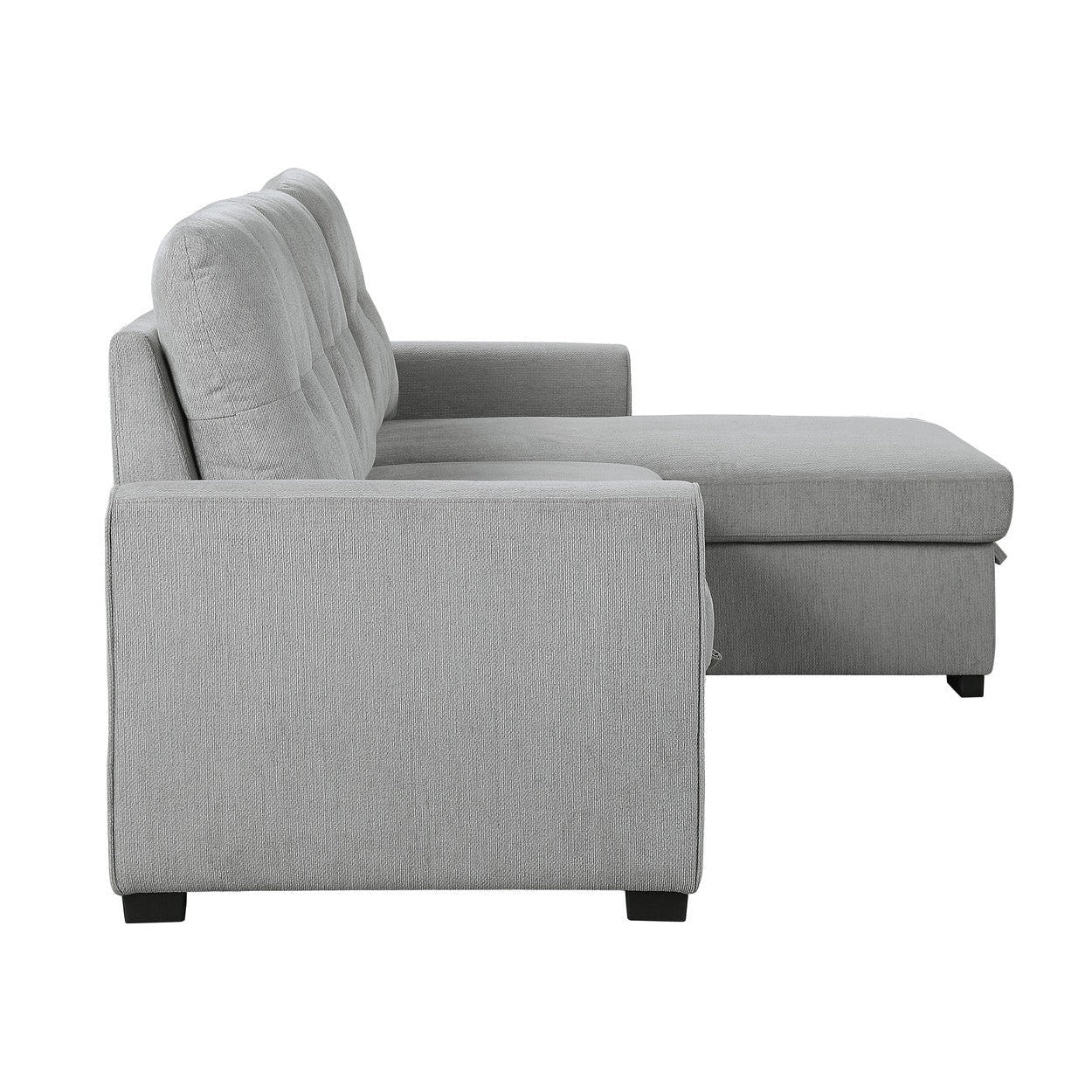(2)2-Piece Reversible Sectional with Storage 9402GRY*SC