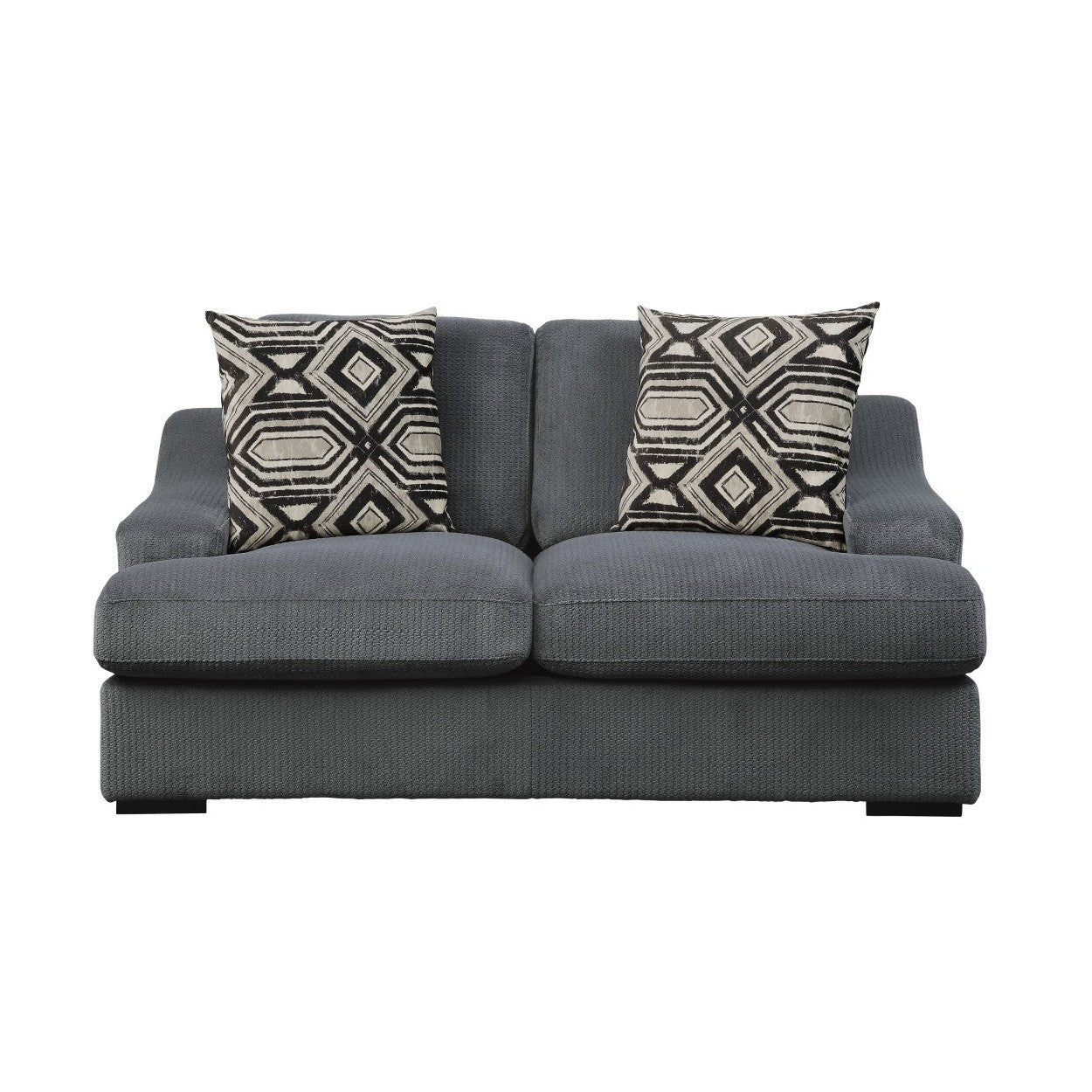 Love Seat with 2 Pillows 9404DG-2