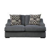 Love Seat with 2 Pillows 9404DG-2