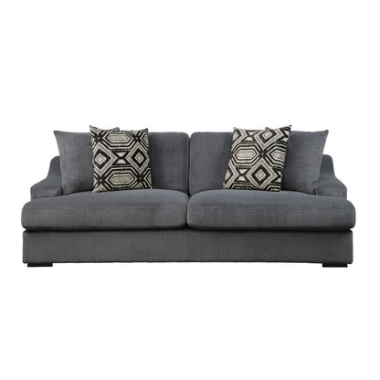 Sofa with 4 Pillows 9404DG-3