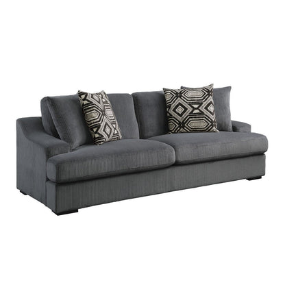 Sofa with 4 Pillows 9404DG-3