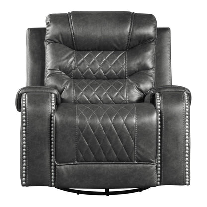 Swivel Glider Reclining Chair 9405GY-1