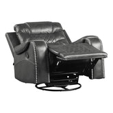 Swivel Glider Reclining Chair 9405GY-1