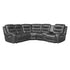 (6)6-Piece Modular Power Reclining Sectional 9405GY*6LRRR
