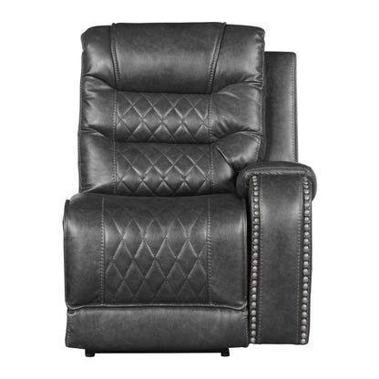 (6)6-Piece Modular Power Reclining Sectional 9405GY*6LRRR