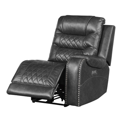 (6)6-Piece Modular Power Reclining Sectional 9405GY*6LRRR