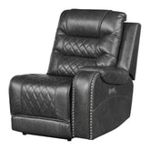 (6)6-Piece Modular Power Reclining Sectional 9405GY*6LRRR