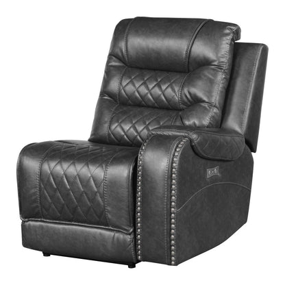 (6)6-Piece Modular Power Reclining Sectional 9405GY*6LRRR