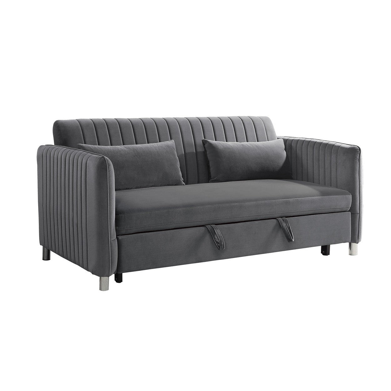 Sofa with Pull-out Bed and Click-Clack Back 9406BRG-3CL