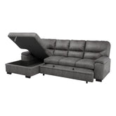 (2)2-Piece Sectional with Left Chaise 9407DG*2LC3R