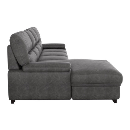 (2)2-Piece Sectional with Left Chaise 9407DG*2LC3R