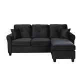 Reversible Sofa Chaise 9411BK-3SC